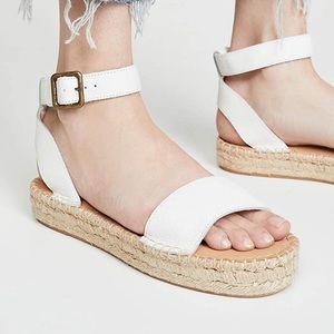 Soludos Cadiz in White Leather size 9